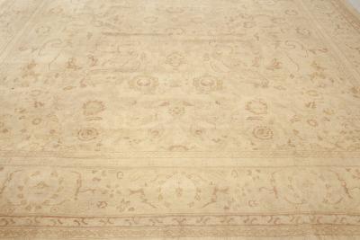 One of a kind Large Antique Indian Amritsar Botanic Handmade Wool Rug