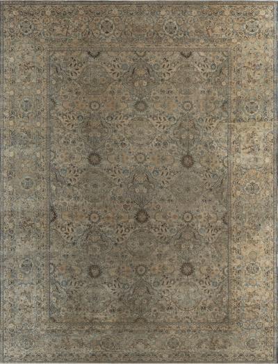 One of a kind Oversized 19th Century Persian Kirman Carpet