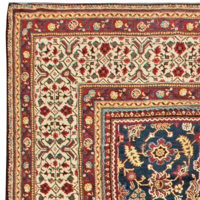 One of a kind Oversized Antique North Indian Handmade Wool Carpet
