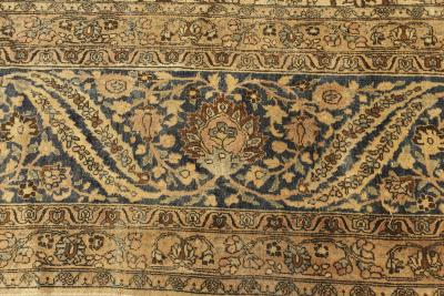 One of a kind Oversized Antique Persian Kirman Rug Size Adjusted 