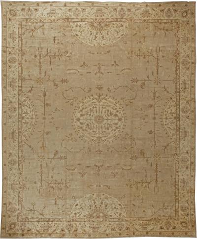One of a kind Oversized Antique Turkish Borlou Rug