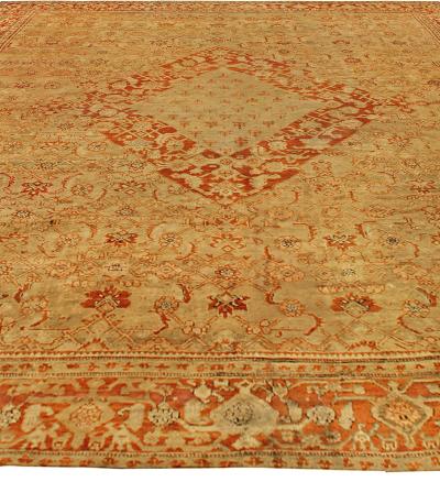 One of a kind Oversized Antique Turkish Oushak Handmade Rug
