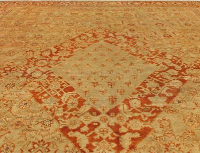 One of a kind Oversized Antique Turkish Oushak Handmade Rug