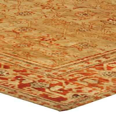 One of a kind Oversized Antique Turkish Oushak Handmade Rug