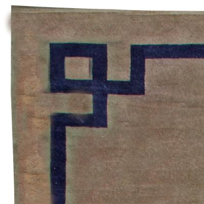 One of a kind Oversized Vintage French Art Deco Rug