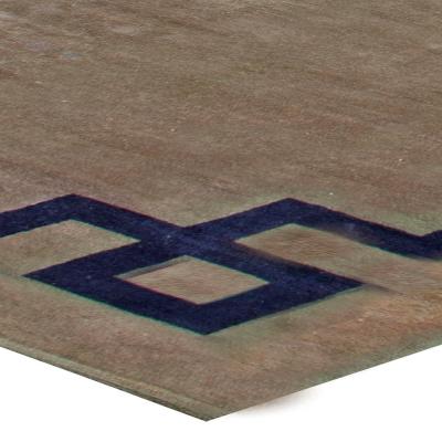 One of a kind Oversized Vintage French Art Deco Rug