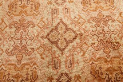 One of a kind Oversized Vintage Turkish Oushak Carpet