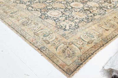 One of a kind Persian Tabriz Handwoven Wool Carpet