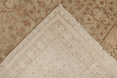 One of a kind Samarkand Botanic Handmade Wool Rug