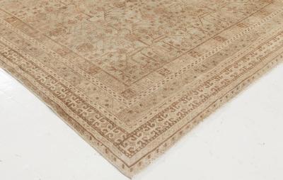One of a kind Samarkand Botanic Handmade Wool Rug
