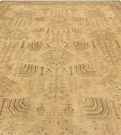 One of a kind Turkish Oushak Handmade Wool Rug