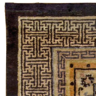 One of a kind Vintage Chinese Oriental Silk Rug