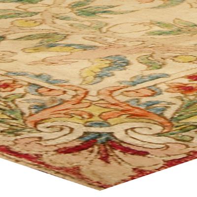 One of a kind Vintage European Silk Table Carpet
