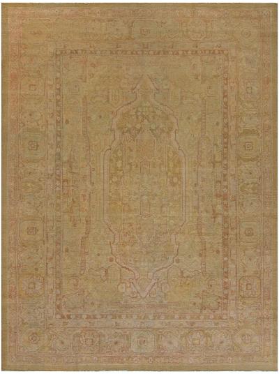 One of a kind Vintage Indian Amritsar Handmade Wool Rug