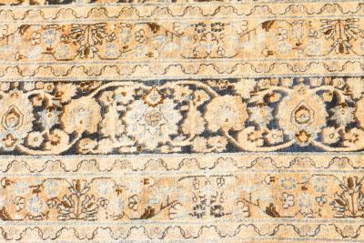 One of a kind Vintage Persian Khorassan Handmade Wool Rug