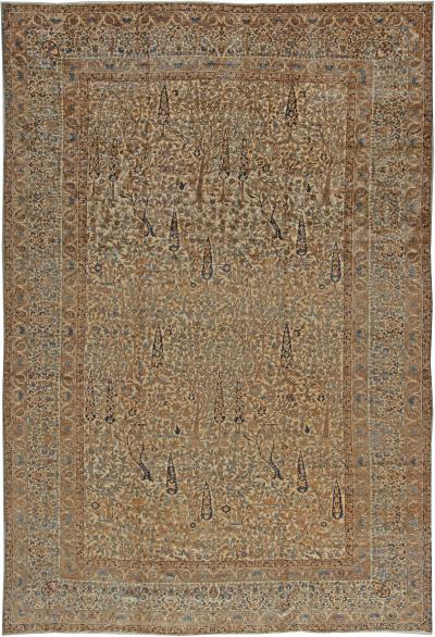 One of a kind Vintage Persian Kirman Carpet