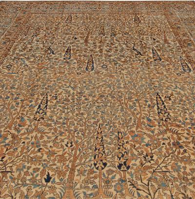 One of a kind Vintage Persian Kirman Carpet