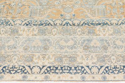 One of a kind Vintage Persian Kirman Handmade Wool Carpet