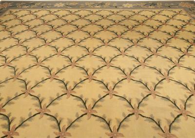 One of a kind Vintage Portuguese Needlepoint Carpet