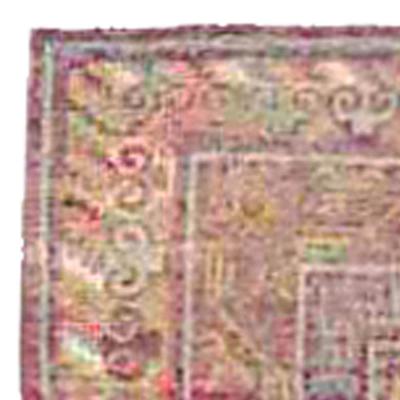 One of a kind Vintage Silk Samarkand Khotan Rug