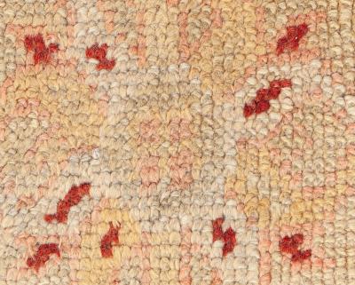 One of a kind Vintage Turkish Oushak Handwoven Wool Rug