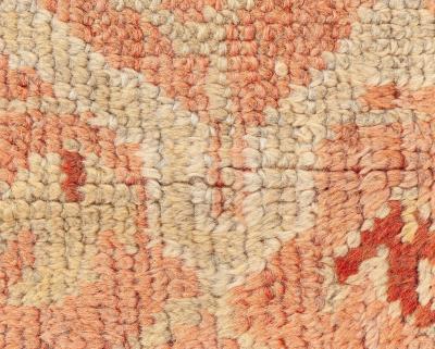 One of a kind Vintage Turkish Oushak Handwoven Wool Rug