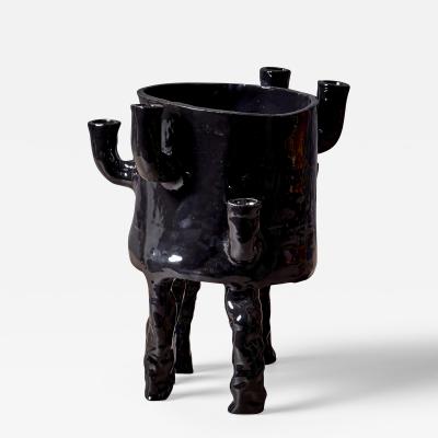 Onka Allmayer Beck Ceramic Vessel No 296 by Onka Allmayer Beck in Black Austria 2023