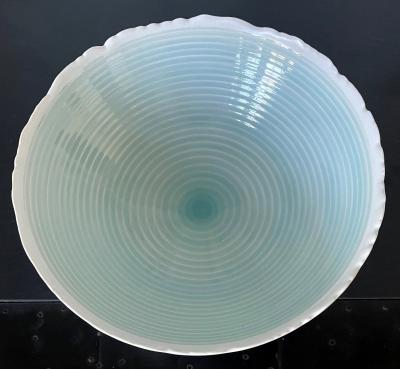 Ono Kotaro Japanese Contemporary Celadon Ceramic Bowl by Ono Kotaro