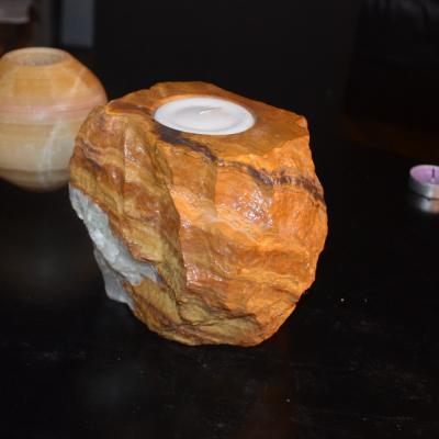 Onyx Candle Holder