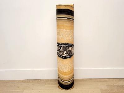 Onyx and Marble Industries Ambient Column Onyx Floor Lamp