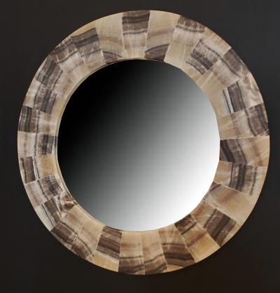 Onyx mirror striped checkered pattern neutral color tones