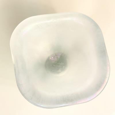 Opaline Iridescent Murano Glass Bowl 2
