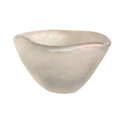 Opaline Iridescent Murano Glass Bowl 2