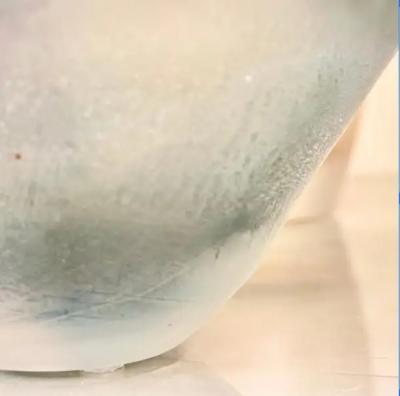 Opaline Iridescent Murano Glass Bowl