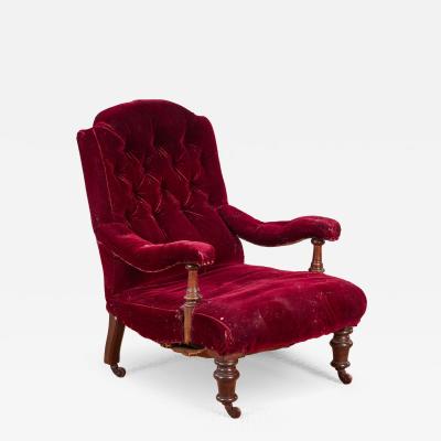 Open Arm Library Club Chair