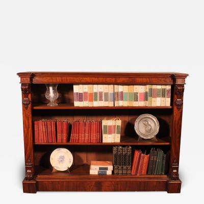 Open Bookcase In Mahogany From The 19th Century england