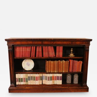 Open Bookcase In Rosewood Circa 1800 Regency Period