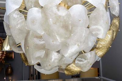 Opulent Murano Glass Sphere Chandelier