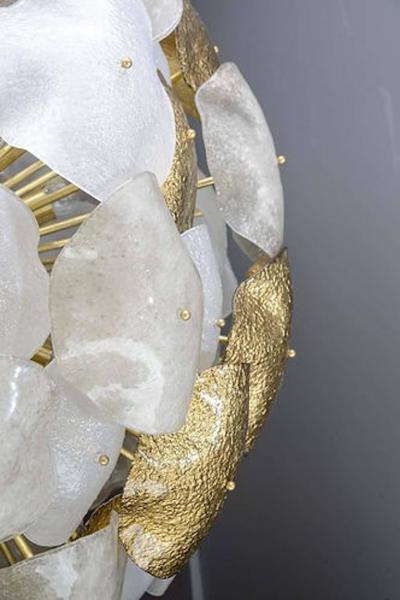 Opulent Murano Glass Sphere Chandelier