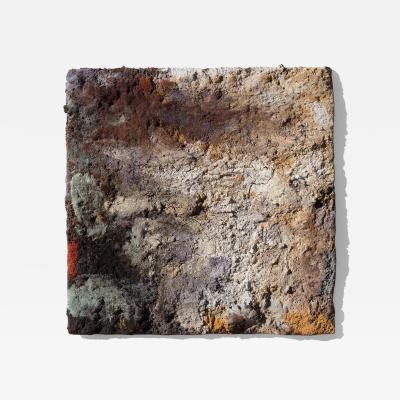 Orazio De Gennaro Terra Bruciata Scorched Earth Abstract Landscape Painting with Earth Colors