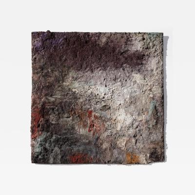 Orazio De Gennaro Terra Bruciata Scorched Earth Small Abstract Painting