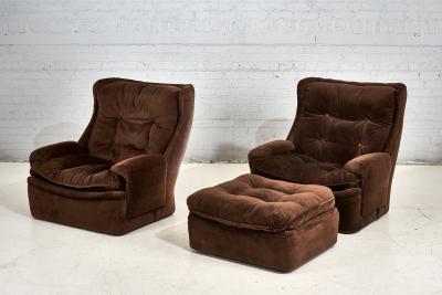 Orchidee Lounge Chairs by Michel Cadestin for Airborne France 1968