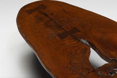 Organic Modern Coffee Table with Natural Void France Mid 20th Century