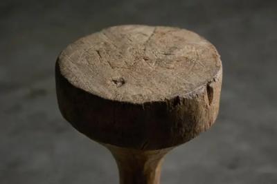 Organic Wabi Sabi Stool France 19th Century