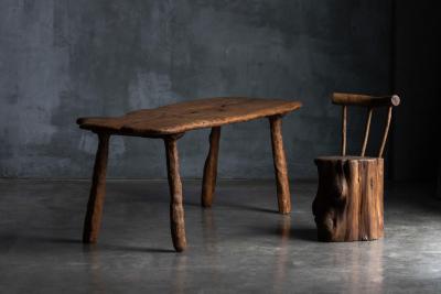 Organic Wabi Sabi Table France 1970s