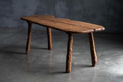 Organic Wabi Sabi Table France 1970s
