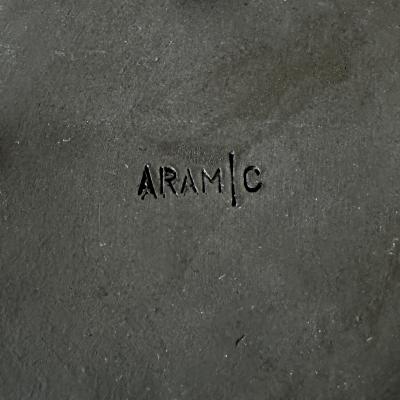 Organic ruffled edge bowl in deep blue black gloss finish 