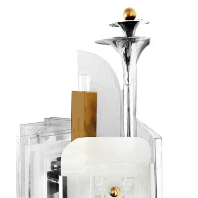 Original 1931 Art Deco Pair of Wall Sconces from The Wiltern Theater