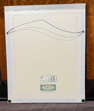 Original Art Deco Design Illustrations Set of Three Framed