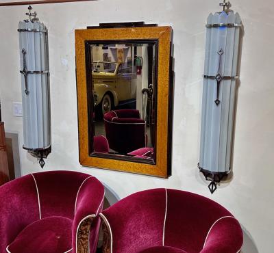 Original Art Deco Movie Theater Sconces Rare